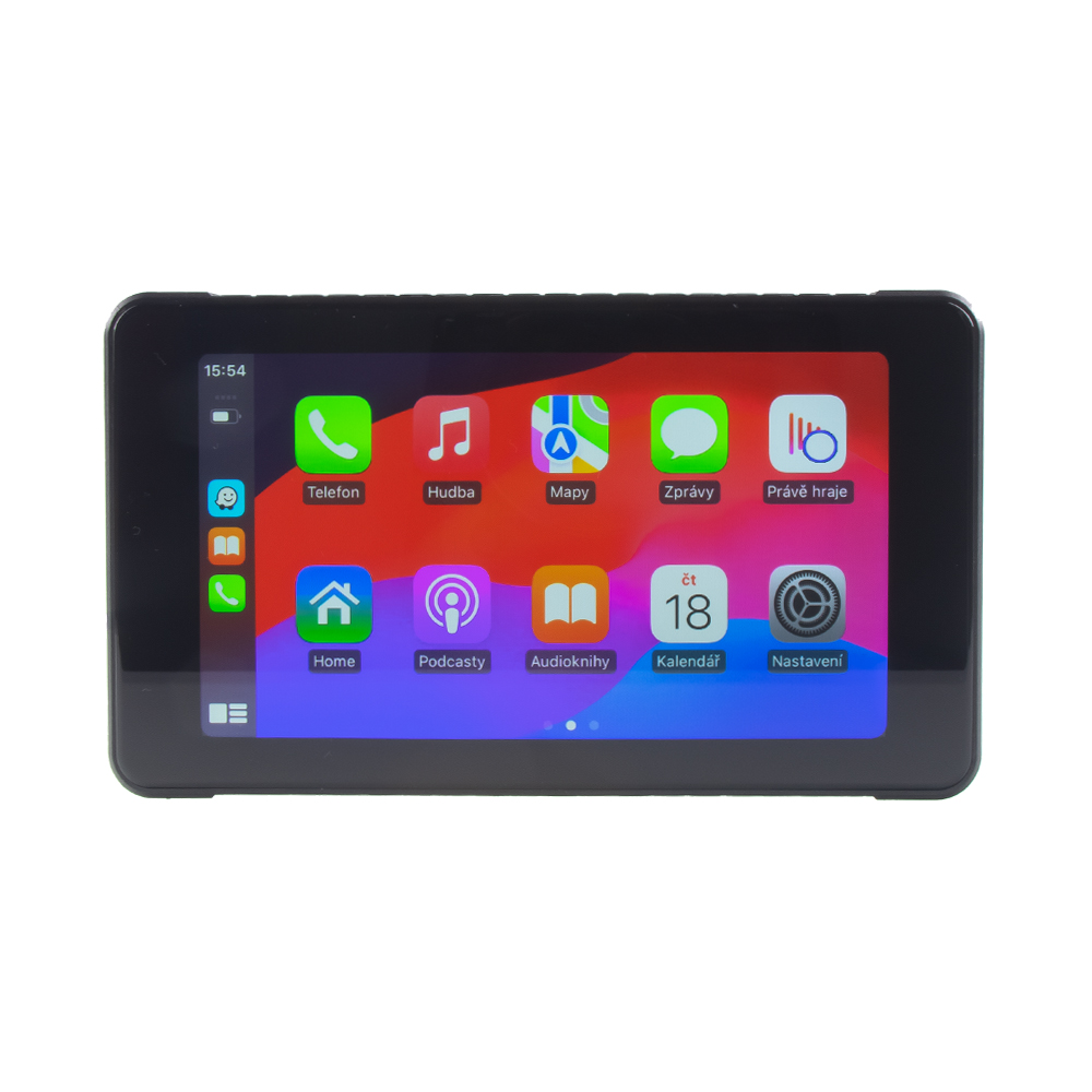Monitor 5" na motocykl s Apple CarPlay, Android auto, Bluetooth, micro SD - ds-504cam