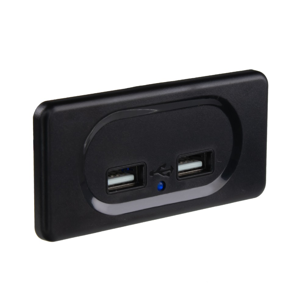 2x USB 3,1A zásuvka 12/24V, montáž na povrch - 34679.1