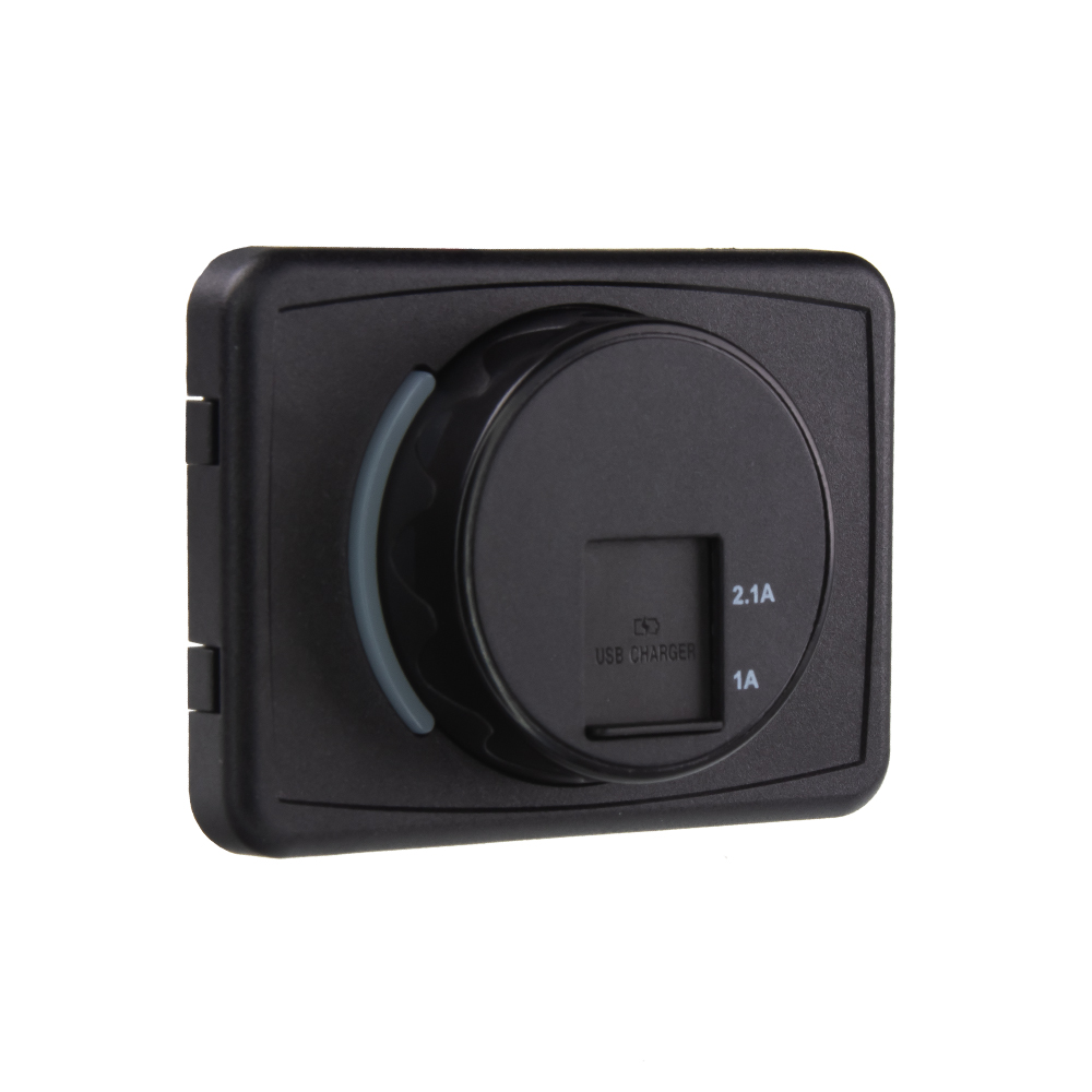 2x USB 3,1A zásuvka 12/24V, montáž na povrch - 34661D.1