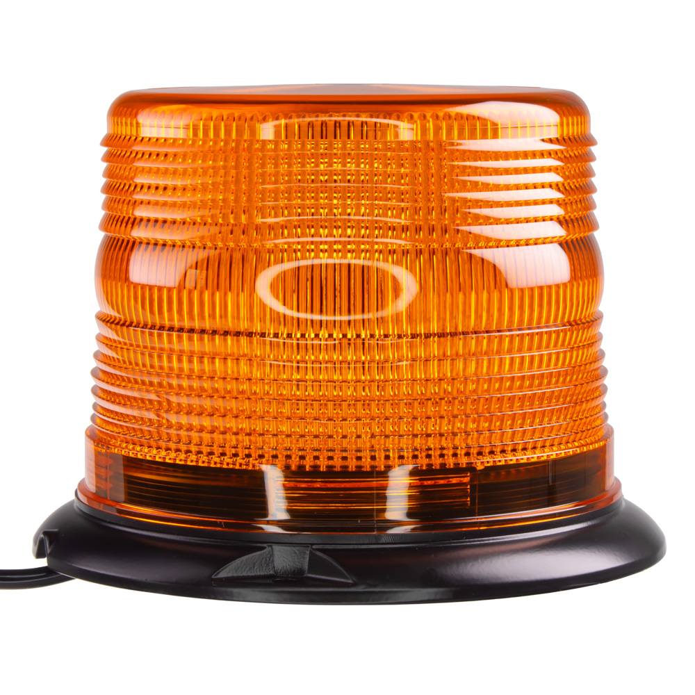 LED maják, 12-48V, 48xLED oranžový, pevná montáž, ECE R65 - wl834fix
