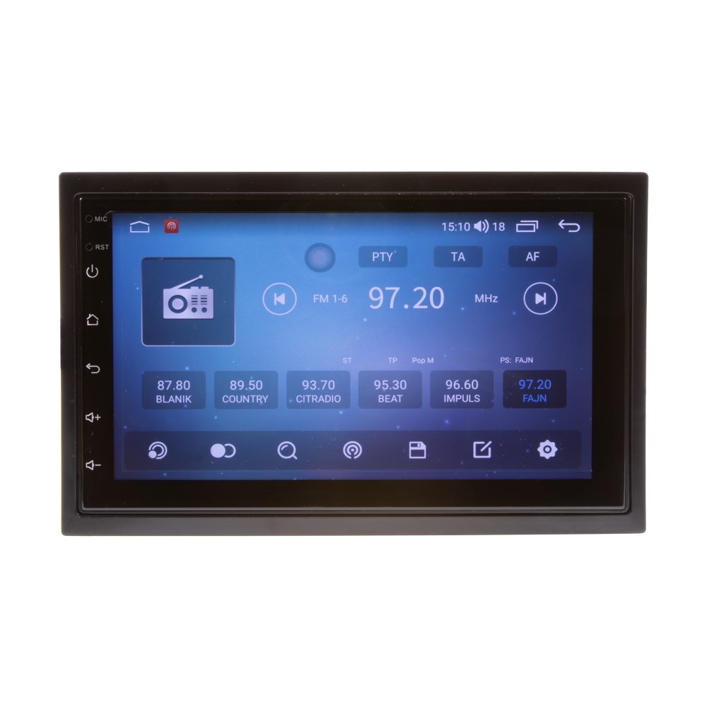 2DIN autorádio s 7" LCD, Android, WI-FI, GPS, CarPlay, Bluetooth, 4G, 2x USB - 80824A4