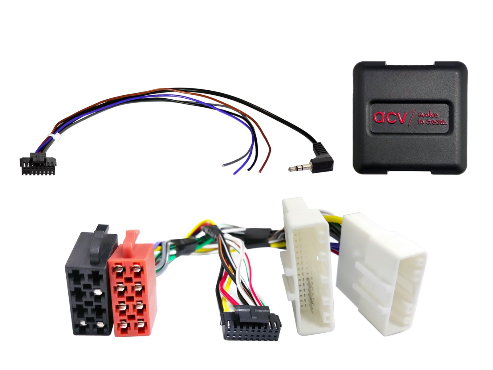 Adaptér z volantu pro Dacia/Fiat/Nissan/Opel/Renault/Smart - 52xvx007