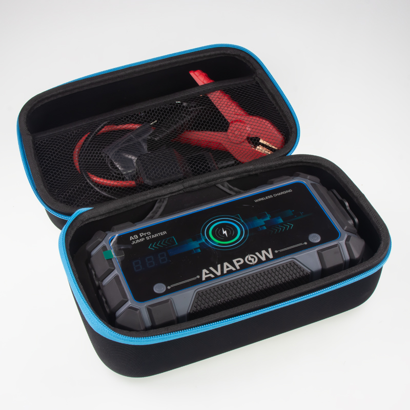 Startovací zdroj (JumpStarter) 16.000mAh/1500A, 12V, bezdr. nabíjení telefonu