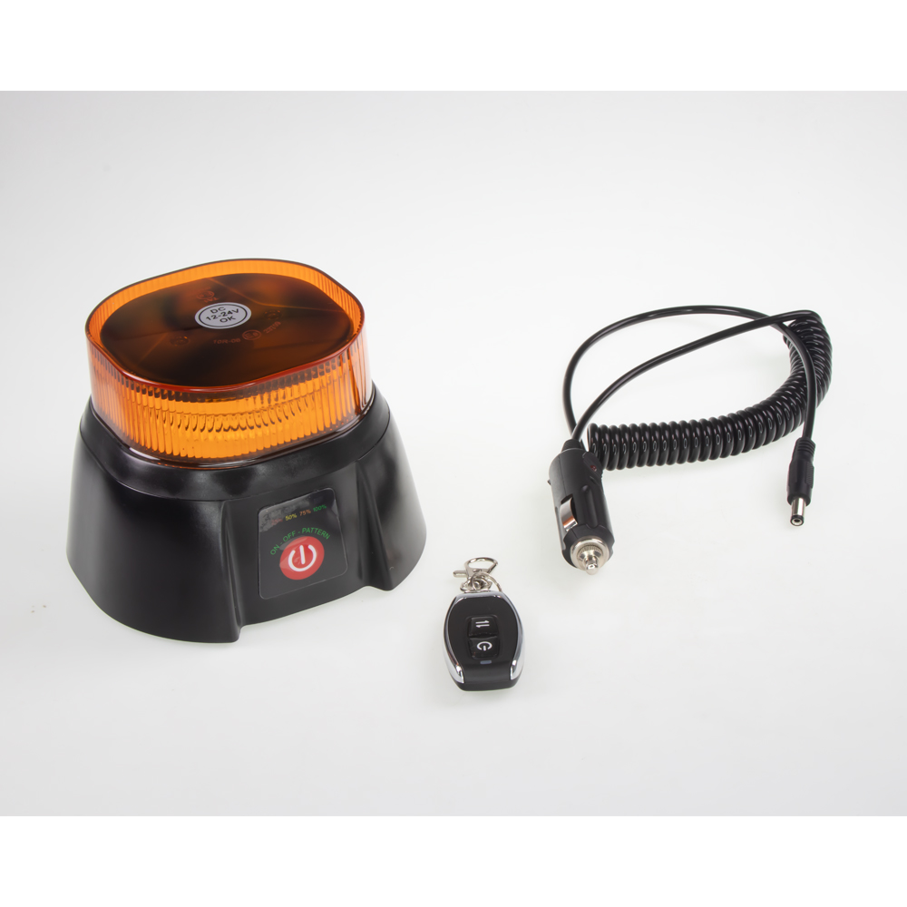 AKU LED maják, 32x1W oranžový, magnet