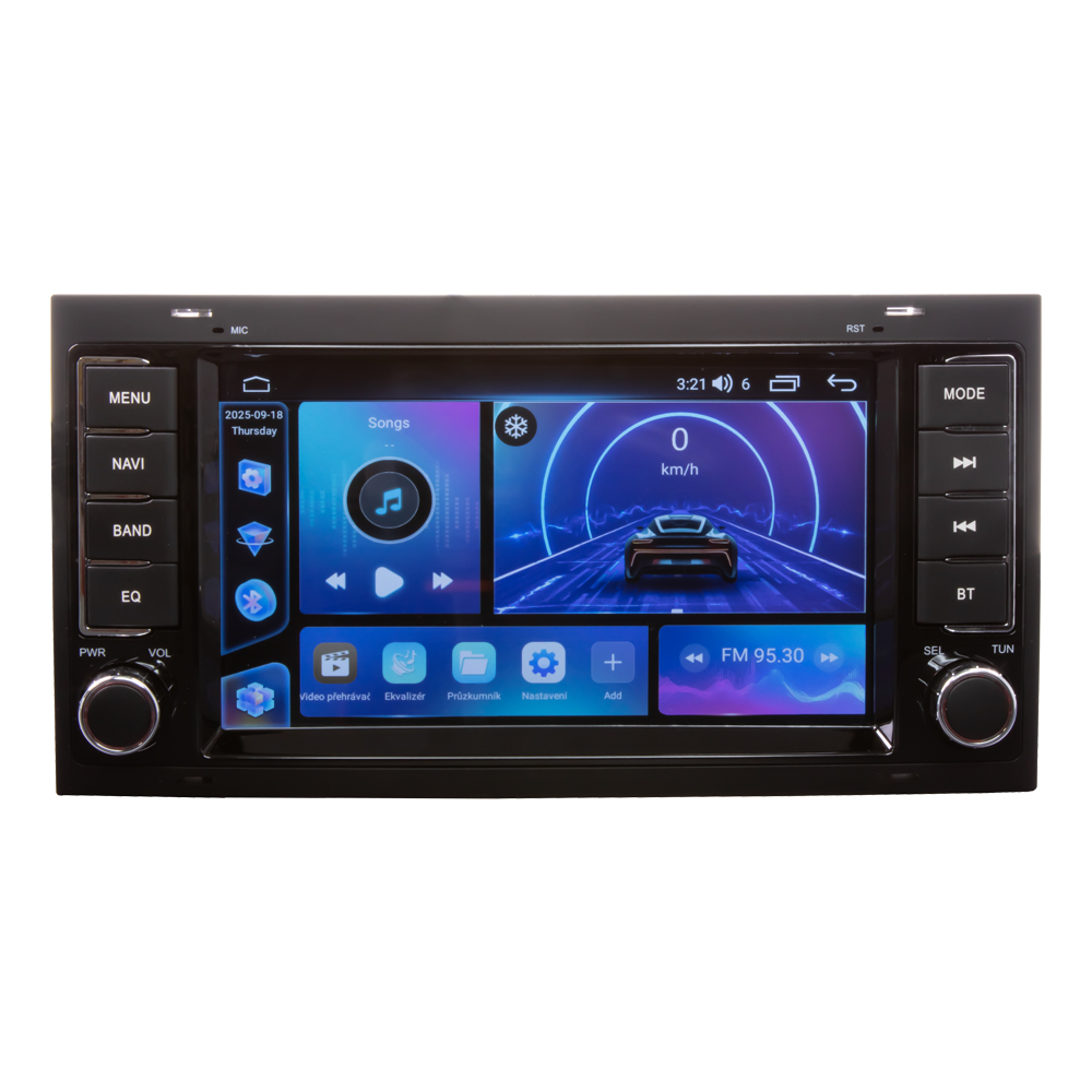 Autorádio pro VW Touareg 2004-2011 / T5 2003-2010 s 7