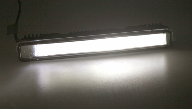 LED denní/poziční světla s optickou trubicí, 160mm,ECE