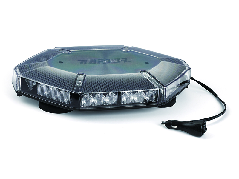 LED rampa 419mm, oranžová, magnet, 12-24V, ECE R65 - raptor911