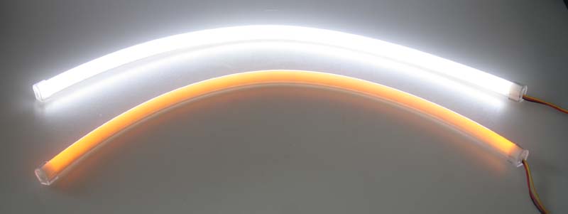 LED pásek s 342LED/335SMD bílo/oranžový 12V, 45cm