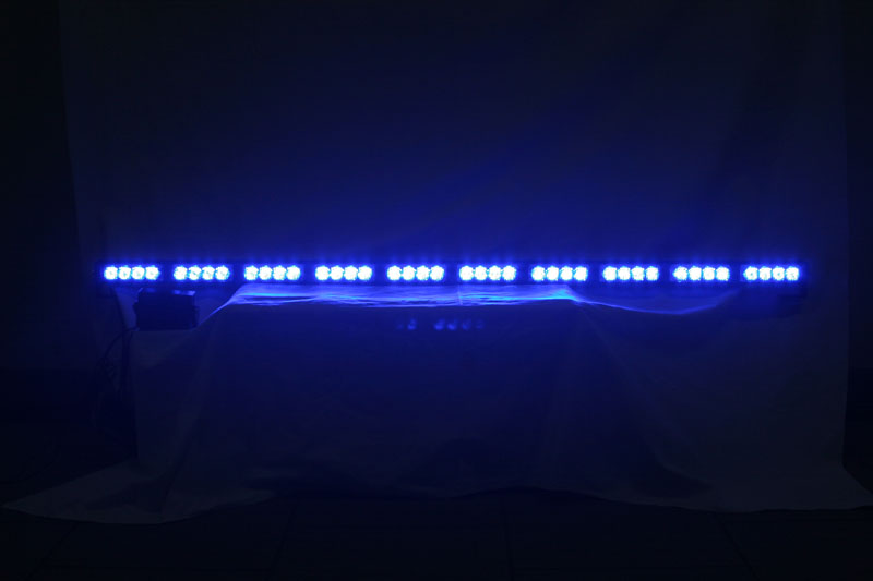 LED alej voděodolná (IP66) 12-24V, 40x LED 1W, modrá 1200mm - kf758-10blu