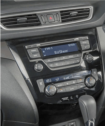 2DIN/1DIN redukce pro Nissan Qashqai 02/2014-, X-Trail 2014- - 10985