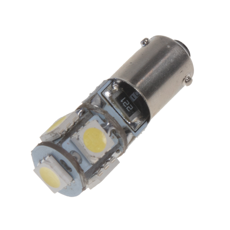 x LED BAX9s bílá, 12V, 5LED/3SMD