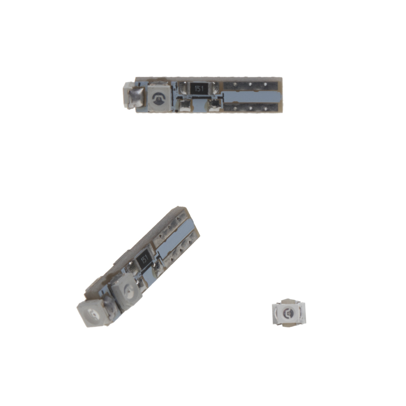 LED T5 zelená, 12V, 3LED/SMD - 95182cbgre